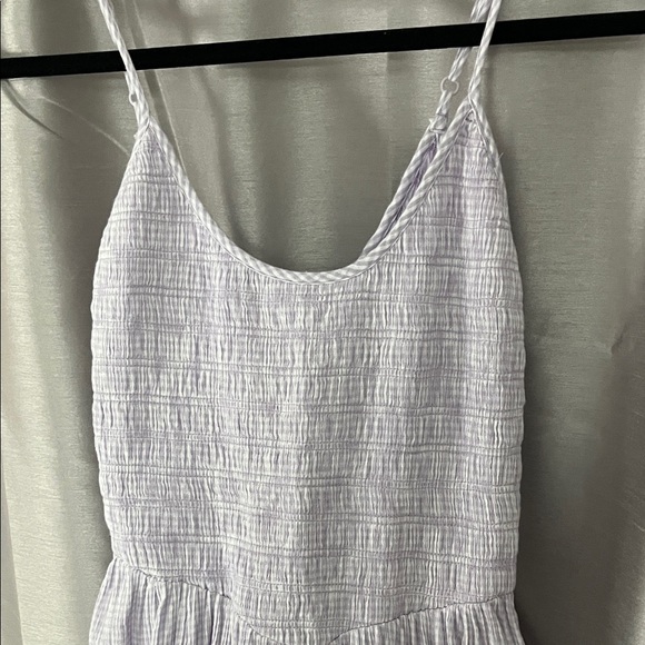 Aerie Soft Lilac gingham Maxi Dress - Picture 2 of 12